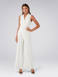 Farrah Stripe Tux Jumpsuit at Ever New CA